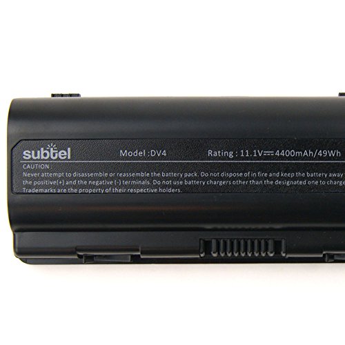 subtel® Notebook Akku für HP Compaq Presario CQ40 / CQ41 / CQ45 / CQ50 / CQ60 / CQ61 / CQ70 / CQ71 / Pavilion dv4 / dv5 / dv6 / HP G50 / G60 / G61 / G70 / G71 / HDX16 (4400mAh) - 4