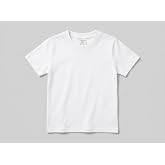 Erkek/Kız &Ccedil;ocuk D&uuml;z Basic T-shirt%100 Pamuklu Bisiklet Yaka