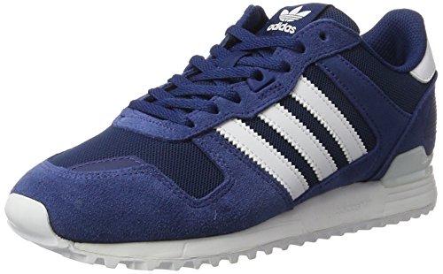 adidas Men's Zx 700 Sneakers, Footwear White/Mystery Blue, 9.5 UK
