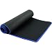 Produktbild shibby XXL Gaming Mousepad für Tastatur und Maus mit blauen vernähten Rändern