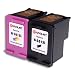 Produktbild Novajet wiederaufbereitete HP 301XL Druckerpatrone (1x schwarz, 1x dreifarbig) mit hohem Ertrag, kompatibel mit HP Deskjet 1000, 1010, 2000, 2050, 3000, 3050, HP Envy 4500, 5530, 5532, Officejet 2620, 2622, 4630, 4632