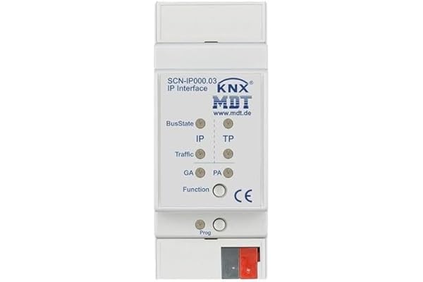 Interface IP, avec KNX IP et Data Secure, e-mail, fonction serveur de temps - SCN-IP000.03