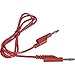 Produktbild VOLTCRAFT Messleitung [Lamellenstecker 4 mm - Lamellenstecker 4 mm] 1 m Rot