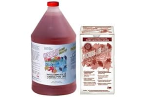 Aquaforte microbe-Lift Autumn Winter Prep 4 Litres + 8 Sachets, Décompose La Vase, les Algues et les Feuilles mortes, des Bactéries Résistantes Au Froid maintiennent Votre Bassin en Équilibre