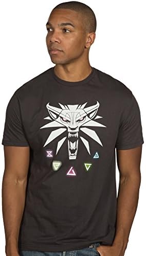 The Witcher Official Men's T-shirt Signs Of The Witcher - Large