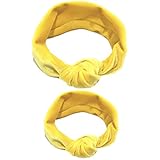 Mitlfuny Unisex Baby Kinder Jungen Zubehör Säuglingspflege,Mami und Baby Turban Festes Stirnband Haar Verknotet Pleuche Zubehör Kopfbedeckungen