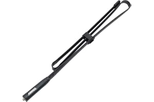 ABBREE Ham Antenne Radio 108 cm Longue portée SMA-Femelle Double Bande 144/430 MHz Pliable CS antenne Tactique pour Baofeng UV-5R BF-F8HP Pro 5RM UV-21R K5PLUS AR-152 GM-15 Pro UV-5G Plus Radio