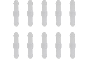 ECSiNG Lot de 10 raccords de Tuyau de Lave-Glace 2 Voies de Type I - Kit de Remplacement pour Tuyau d'essuie-Glace - Convient à la Plupart des Voitures - Blanc