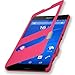 Produktbild betterfon Flipcover Sony Xperia Z3 Pink Schutzhülle Case Cover Handytasche Flip Cover Hülle Tasche + gratis Displayschutzfolie