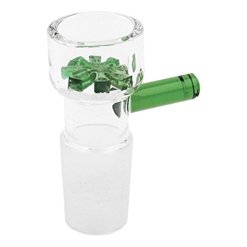 Griffkopf mit integriertem Sieb Schliff 18.8 für alle Glas Bongs (Grün)