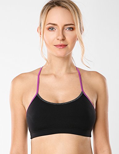 CRZ YOGA Damen Yoga Sport BH – ohne Bügel Fitness Joggen Bra Top - 2