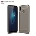 Price comparison product image DouTree Huawei P20 Case Series, 2018 Ultra Slim Lightweight Carbon Fiber Design Flexible Soft TPU Case Highstrength Shockproof Protective Back Cover (Grey, P20 Lite)