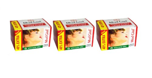 Mod Girl Extra Strength Creme Bleach with Aloe Vera 40% Extra 64g pack of 3