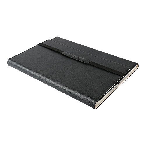 kvago iPad Air Tastatur Schutzhülle Hintergrundbeleuchtung + HD Displayschutzfolie + Eingabestift Aluminium-Finish Kunststoff Hartschale Kabellose Bluetooth-Tastatur Folio Case Smart Cover für Apple iPad Air Tragetasche Fall mit Tastatur 7 Farben Hintergrundbeleuchtung Schlüssel schwarz Detachable Keyboard Case Fashion Style – Black - 7