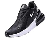 SINOES Laufschuhe Weben Hohe Hilfe Socken Schuhe Trend Luftkissenschuhe Alte Turnschuhe - Unisex Erwachsene Slimmer High-Top，Turnschuhe Freizeit Schnürer Sportschuhe Sneaker