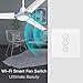 Produktbild Dkings EU-WLAN-Deckenventilator für Smartphones APP-Fernauslöser für Alexa/Google-Startseite Smart-Ventilatorschalter - Europäische Norm 86 WiFi-Funksteuerung Tmall Spirit-Sprachsteuerung