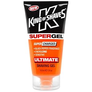 King of Shaves SuperGel Supercharged Black Pepper Shaving Gel 150ml