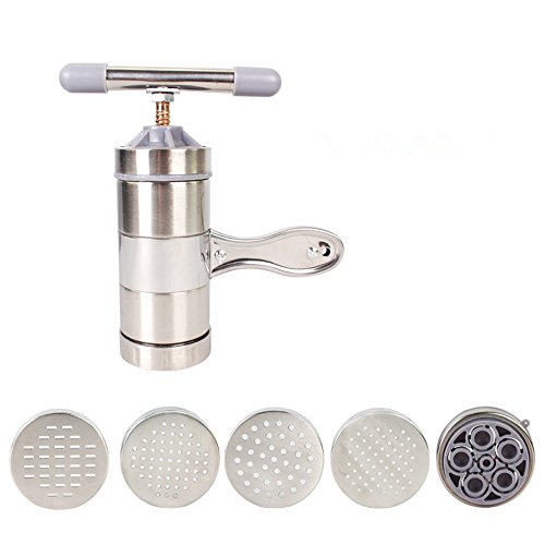 Union Tesco Edelstahl drehbar Spätzlepresse Mit 5 Nudel Form