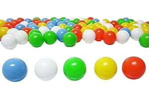 bällebad24 – 100 Unidades pelotas baño pelotas 6 cm con Certificación TÜV Baby Guardería Juego de Mix & gewerbe Calidad Baby pelotas pelotas de plástico sin gefähliche plastificantes