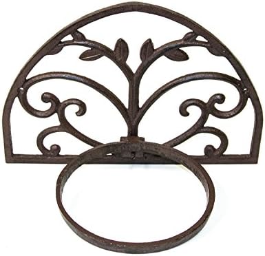 Marvells AFL5543 Broad Arched Wall Planter - Brown