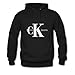 Produktbild CK Tops Tops T Shirt Womens Fashion Hoodie Calvin Klein Sweatshirt Medium Black