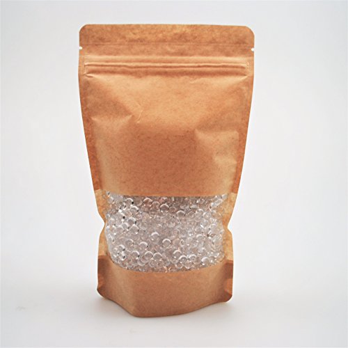 Dekosteine-Tautropfen weiß glänzend ca.Ø 4mm x 5mm pro Tropfen ca.3000 Tropfen. Als Streudeko oder Bastelgranulat, als Schwimmperlen und Dekoperlen geeignet. - 2