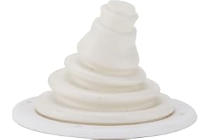 EQULUP Soufflet De Câble, Câble De Changement De Direction En Plastique Marin, Soufflet De Protection En Caoutchouc Plastique Pour Voitures, Bateaux, Yachts, Navires, Bateaux à Moteur(Un blanc))