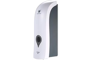 Decdeal Soap Dispenser, CHUANGDIAN 300ml No Drilling Shower Dispenser Wall Mounted Manual Bathroom Shower Gel Liquid Shampoo Sanitizer Dispenser Holder for Hotel, Office, Home, Healthcare Facilities