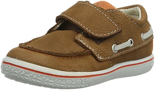 Ricosta Cilbin M 61, Boys' Boat Shoes, Curry, 5 UK Child