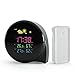 Produktbild HzxlT Wireless Comma Wetterstation Uhren LCD Indoor Outdoor Home Elektronische Thermometer Hygrometer Smart Kalender Wecker - Schwarz