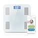 Produktbild RuiYi 400lbs Körperfettwaage Gewichtswaage mit APP Bluetooth Smart Scale Digitalwaage Personenwaage Körperwaage für Gewicht, Körperfett, Wasseranteil, Muskelanteil, Knochenmasse, BMI Werte, etc.Weiß