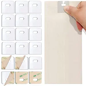 SOGEWO (25 Set/50 Pieces) Clear Vertical Blind Repair Tabs, Vertical Blinds tabs / Blind Fixers for Vertical Blinds Replacement Slats & Parts