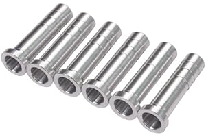 NIKA ARCHERY Lot de 20 flèches en aluminium pour arc ID 6,0 mm, 6,2 mm, 7,62 mm