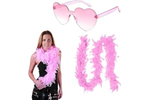 NHCUIJUN Boland feather boa feather scarf Charleston flapper 20s costume accessory disguise carnival fancy dress party carnival theatre stage burlesque devil witch princess stripper cabaret
