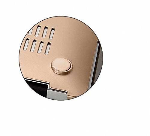 Metallische Champagner Gold Durch gummierte Hard Shell, Elegantes und leichtes 2-Part Hard Case Cover Schutz Hülle, Ultra Slim matt gold farbe für MacBook Air 13″ - 5