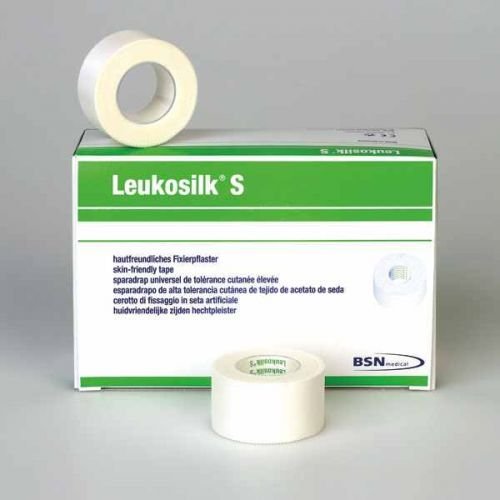 Leukosilk S BSN ohne Schutzring 2,50 cm x 9,2 m - rollenpflaster rollenpflaster selbsthaftend pflaster rolle fixierpflaster fixierpflaster sensitive