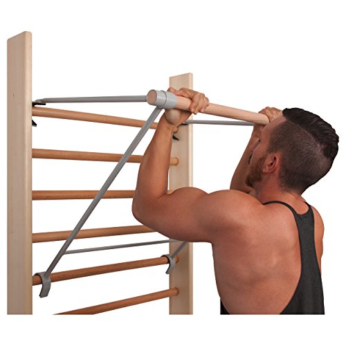 Klimmzugstange für Sprossenwand Reckstange Klimmzug Bauchtrainer Turnstange - 2