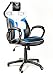 Produktbild Diablo X-Gamer Gaming Stuhl, Bürostuhl, Racing Sportsitz, Sportsessel, Racer Drehstuhl, Schalensitz, Schreibtischstuhl, Bürosessel (Schwarz-Weiß-Blau)