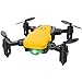 Produktbild happy event SG800 Mini Faltbare 2,4 Ghz RC Quadcopter Pocket Hubschrauber Drone Höhe Halten Für Kinder und Erwachsene (Gelb)