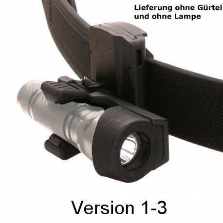Taschenlampen Holster ESP LHU04 V1, verst. GÃ¼rtelklammer, 360Â° drehbar - 5