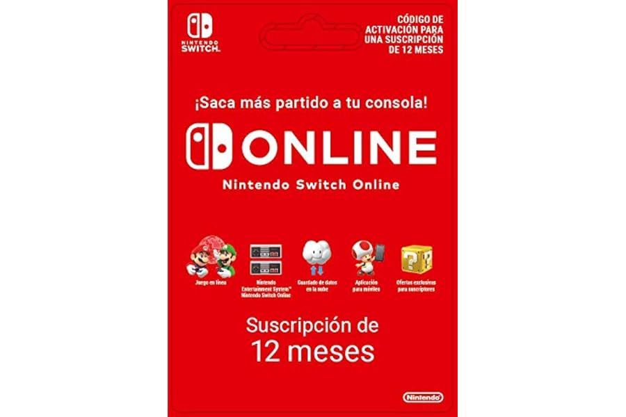 Nintendo Switch Online - 12 meses | Switch Download Code