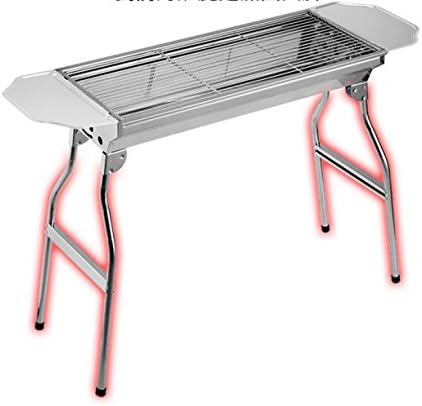 DFERGKR Independent Carbon Tank Stainless Steel Barbecue Thicker Household Charcoal Barbecue Outdoor Full Set Of 5 Or More Barbecue