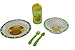 First Steps Jungle Pals 4 piece Dining Set 4 Colours Animal Design BPA Free