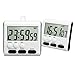 Produktbild Digital Küche Kochen Timer, KOBWA 24h Magnetische Küche-Timer Küchenuhr Kurzzeitmesser Stoppuhr mit Laut Alarm, Großem Display-Bildschirm, Einziehbare Standplatz Hook, Starke Magnetische Rückseite (inklusive Batterie)