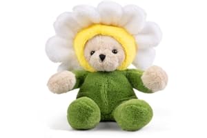 LITTLE Living Nature Fiore da Gioco – Peluche Margherita | Giocattolo Morbido Regalo per Bambini