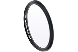 JJC 49 mm ultratunt UV-filter med flera lager för Canon Sony DSLR-objektiv med 49 mm gänga
