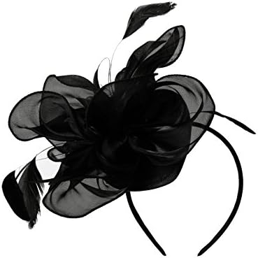 Ladies Day Hat Kentucky Derby Fascinators Tea Party Headband Wedding Cocktail Flower Hair Clip
