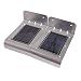 Produktbild Matefielduk Solar-Wandleuchte, 16 LEDs, wasserdicht, Bewegungsmelder, 2 Stück