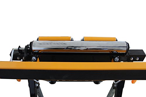 Werkbank höhenverstellbar Rollenbock Klappbock V-Rollen klappbar 200 kg Werktisch 4 in 1 - 7