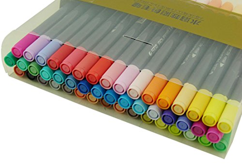 Erofa 48 Pack duale Spitze Pinsel Stifte – Pinselspitze und feinen Tipp Wasser basierte Färbung Marker für Anfänger bis zum Experten-Künstler – sortierte Farben sind toll für Kalligraphie mischen Färbung Zeichnung - 4